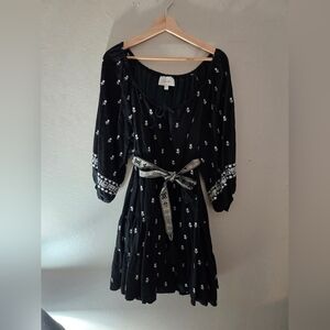 Cleobella from Anthropologie Floral Black and white Dress